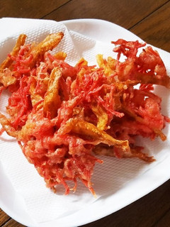 簡単絶品!紅生姜とちくわのかき揚げ-レシピのメイン写真