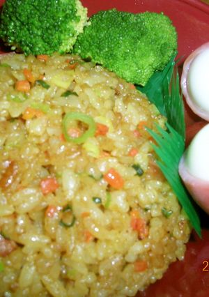 お弁当に簡単カレーチャーハン♪-レシピのメイン写真