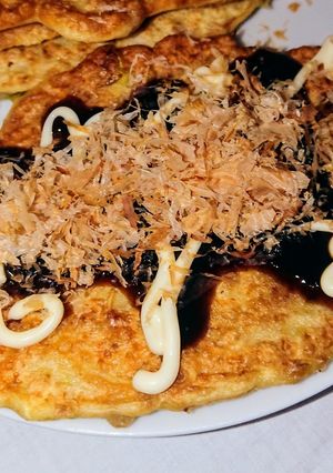 ある物で、お好み焼き風-レシピのメイン写真