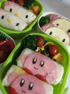 手抜きキャラサンドイッチ~♪-レシピのメイン写真