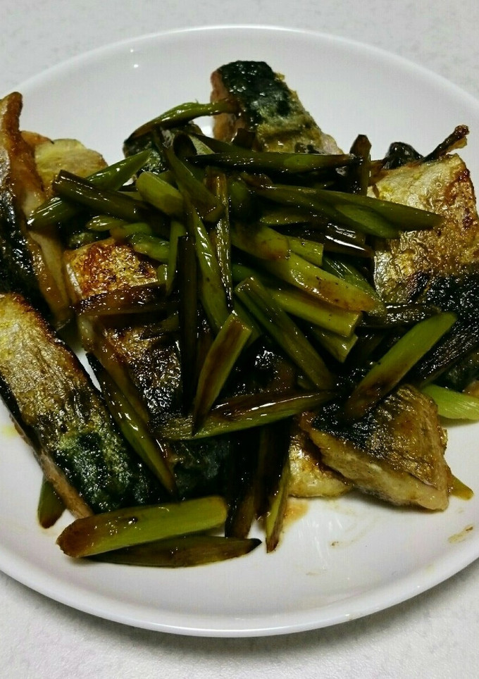 鯖とニンニクの芽のカレー焼き-レシピのメイン写真