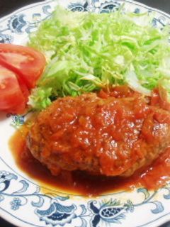 定番のハンバーグ-レシピのメイン写真