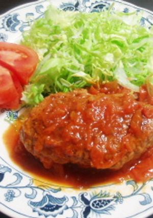 定番のハンバーグ-レシピのメイン写真