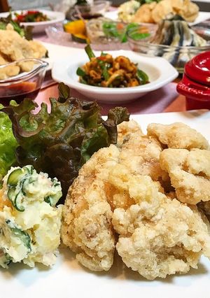 簡単美味しい塩にんにく鶏唐揚げ-レシピのメイン写真