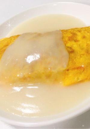 くりーむオムライス。・:+°-レシピのメイン写真