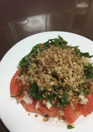 大葉と新玉ねぎの冷やしトマト-レシピのメイン写真