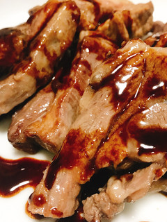 ラム肉と赤ワイン・バルサミコ酢のソース-レシピのメイン写真