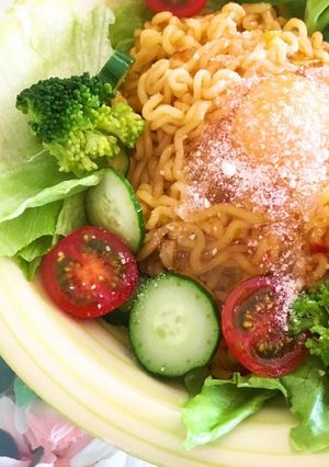 サラダ風辛ラーメン-レシピのメイン写真