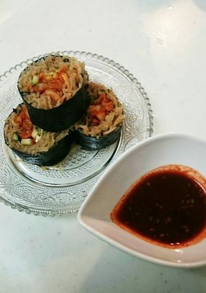 冷麺で韓国風のり巻き!-レシピのメイン写真