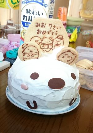 すみっコぐらし❤️しろくまケーキ-レシピのメイン写真