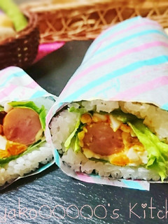 ホットドッグ風寿司ブリトー-レシピのメイン写真