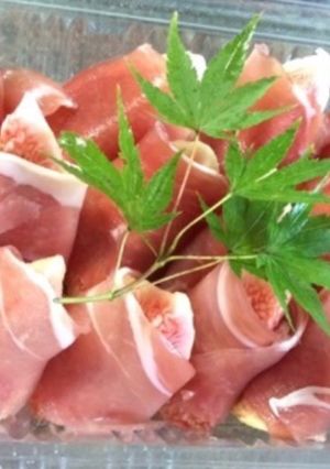 無花果と生ハム-レシピのメイン写真
