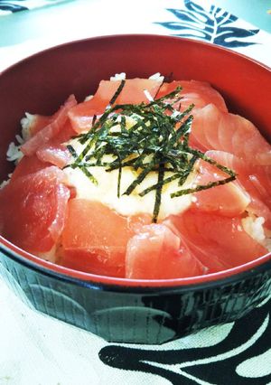 祝話題入り♡旦那が惚れた❤マグロ山かけ丼-レシピのメイン写真