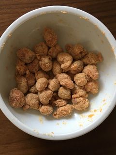 レンジで野菜ジュースのきな粉パンボール-レシピのメイン写真