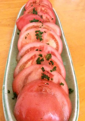 トマトのバルサミコ酢サラダ-レシピのメイン写真