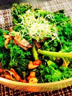 おつまみにも❤ケールのバルサミコ炒め-レシピのメイン写真