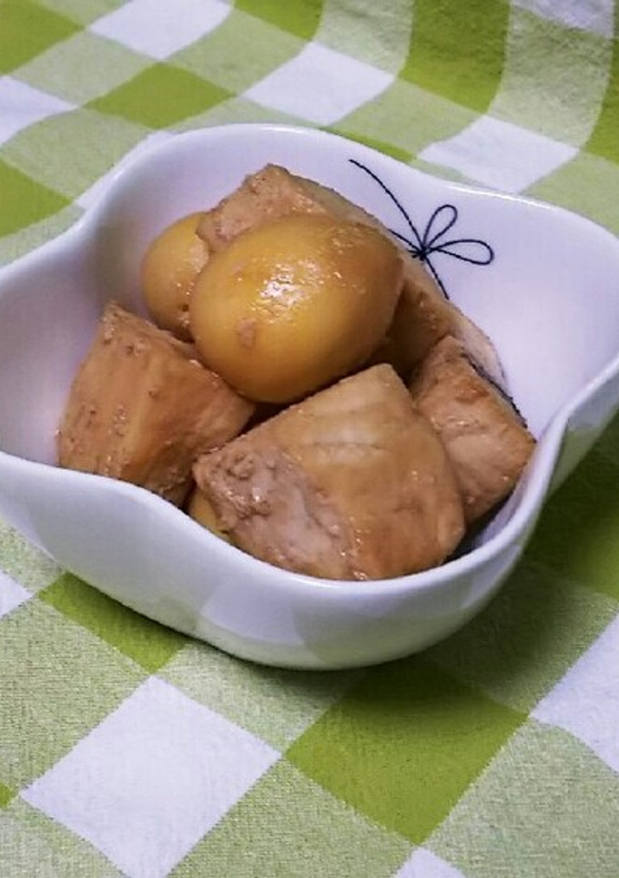 めかじきとうずらの卵の煮物-レシピのメイン写真