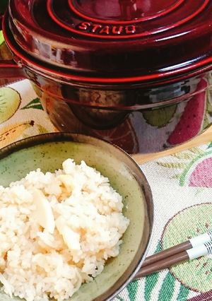 ストウブでたけのこご飯-レシピのメイン写真