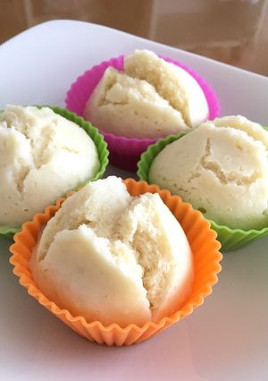 初めてでも簡単！蒸しパンケーキ 離乳食-レシピのメイン写真