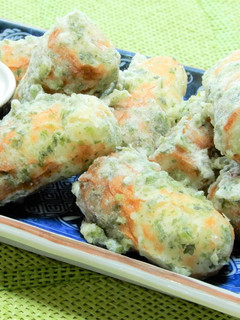 チーズウインナー入り。ちくわの磯辺揚げ!-レシピのメイン写真