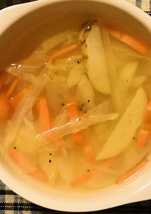 野菜スープ☆今ある野菜をどんどん入れて！-レシピのメイン写真