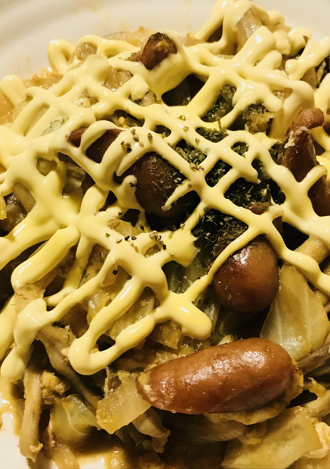ソーセージの野菜炒め☆マヨネーズデコ-レシピのメイン写真