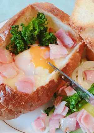 朝食に！フランスパンの簡単トースト-レシピのメイン写真