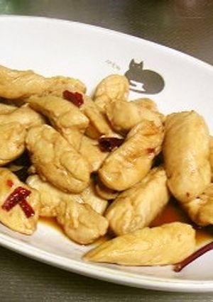 超簡単！油を使わない鶏ささみ甘辛煮-レシピのメイン写真