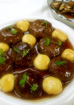 しいたけの陣笠煮＆里芋まんじゅう-レシピのメイン写真