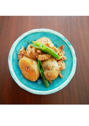 新じゃがと豚肉のコチュジャン炒め煮-レシピのメイン写真