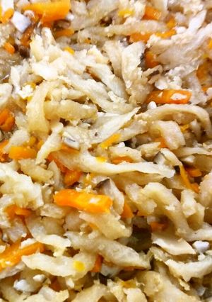 ゆでぼし大根の煮物-レシピのメイン写真