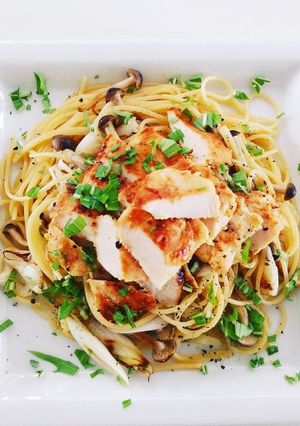 鶏の西京焼きパスタ-レシピのメイン写真