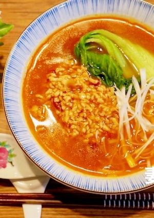 鶏そぼろ辛ラーメン-レシピのメイン写真