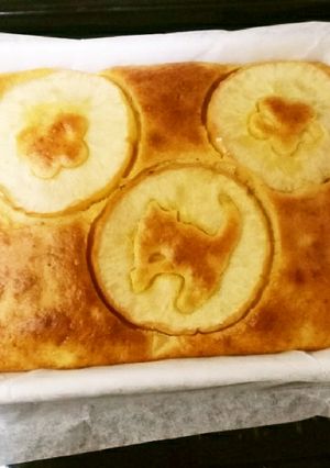 hmで簡単☆可愛い♡りんごバナナケーキ☆-レシピのメイン写真