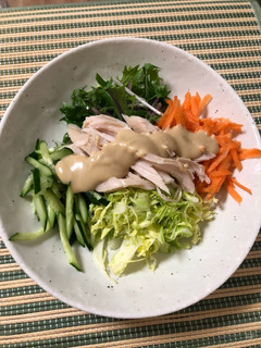 サラダ棒棒鶏♡お手軽サラダチキン♡-レシピのメイン写真
