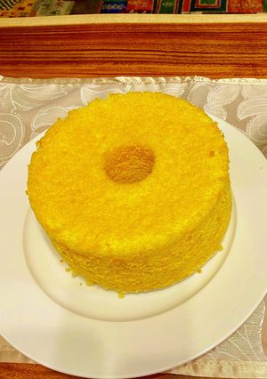 スチーマーで作るふわふわシフォンケーキ！-レシピのメイン写真