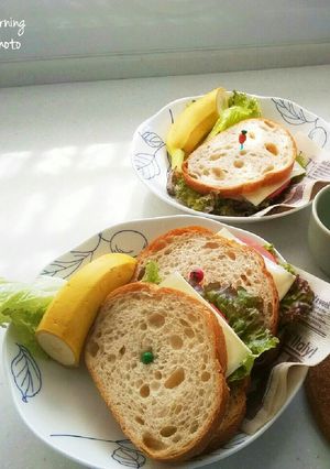 新玉とハムとチーズのサンドイッチ☆-レシピのメイン写真