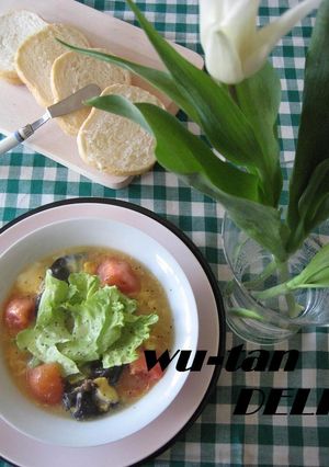 トマトとレタスの酸辣湯風～-レシピのメイン写真