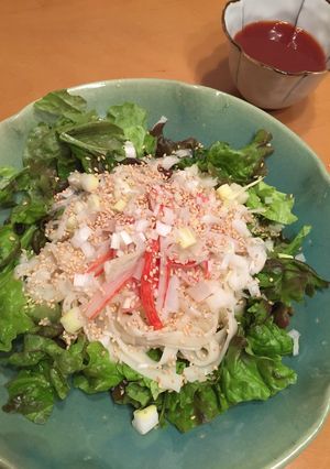 野菜ジュースで☆簡単サラダ麺-レシピのメイン写真
