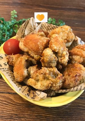 ふわっと香る♡鶏肉のチーズ唐揚げ-レシピのメイン写真