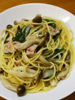 白だしdeきのこの和風パスタ♬-レシピのメイン写真