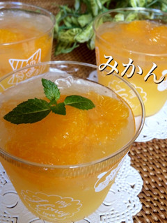 炭酸☆みかんゼリー-レシピのメイン写真