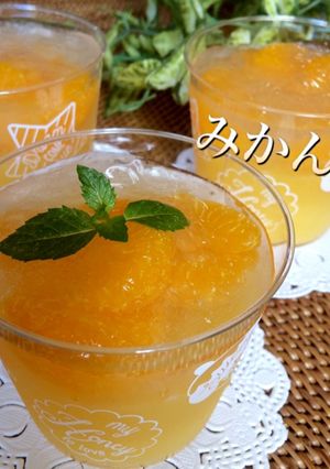 炭酸☆みかんゼリー-レシピのメイン写真