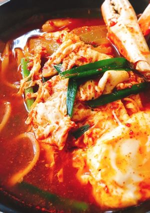 【蟹の旨味たっぷり】ケジャンうどん-レシピのメイン写真