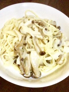 きのこのクリームパスタ-レシピのメイン写真