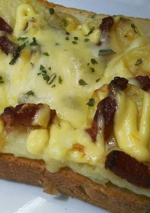 新じゃがとベーコンのマヨチーズト～スト-レシピのメイン写真