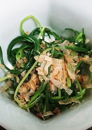旬菜☆シャキシャキおかひじきのおひたし-レシピのメイン写真