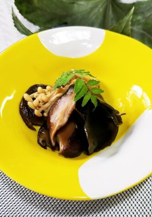 だし昆布と干し椎茸の炊合せ-レシピのメイン写真