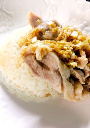 鶏ガラスープで簡単！カオマンガイ！！-レシピのメイン写真