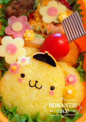 簡単キャラ弁♡ポムポムプリン春Ver.-レシピのメイン写真